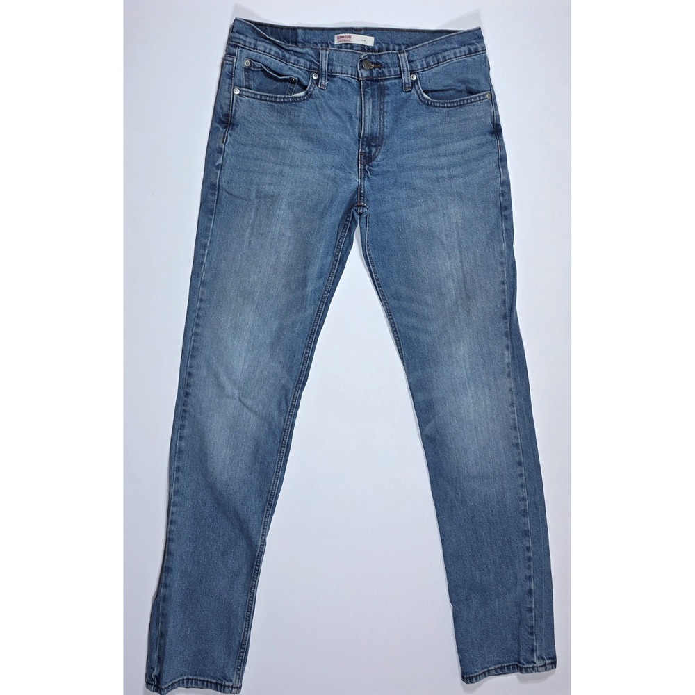 Signature by Levi Strauss Men's Slim Fit Jeans Medium Wash Blue 32x34